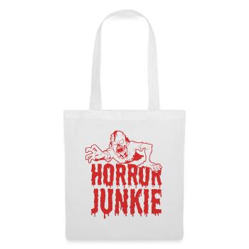film d’horreur film d’horreur film d’horreur cadeau - Sac en tissu - blanc - Devant