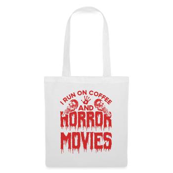 Horrorfilm Horrorfilm Slasher Film Geschenk - Stoffbeutel - Weiß - Vorne