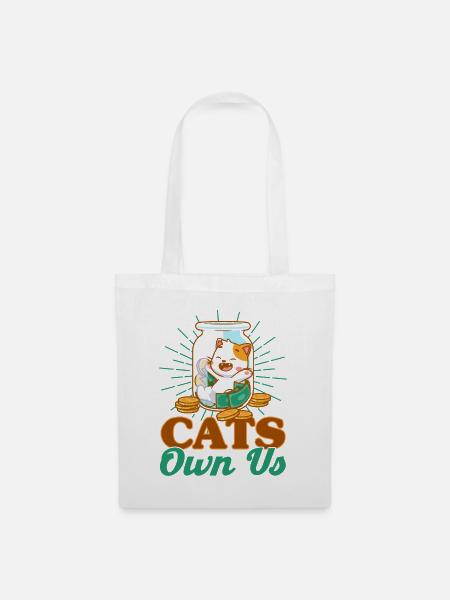 Katzen Sprüche Katze Katzen Liebhaber Geschenk - Mulepose - hvid
