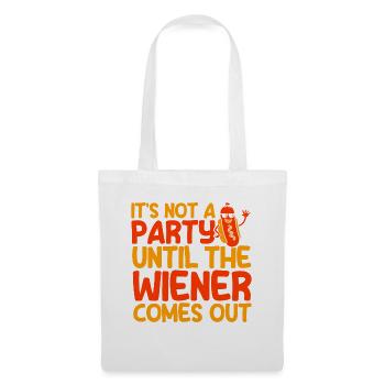 It's not a party until the hot dog gift - Tote Bag - white - Front