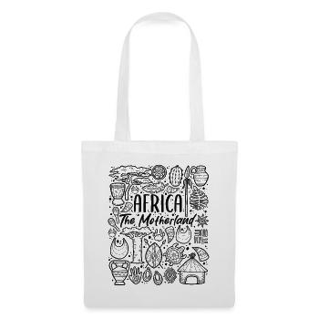 Afrique La Patrie – Pride & Home - Sac en tissu - blanc - Devant