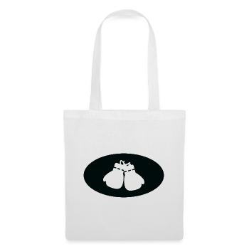 Semicircle Boxing Gloves - Bo - Tote Bag - white - Front