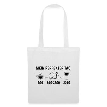 Mein Perfekt-Tag 1 - (2) - Stoffbeutel - Weiß - Vorne