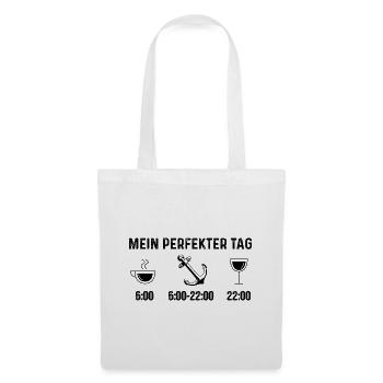 Mein Perfekt-Tag 1 - (2) - Stoffbeutel - Weiß - Vorne