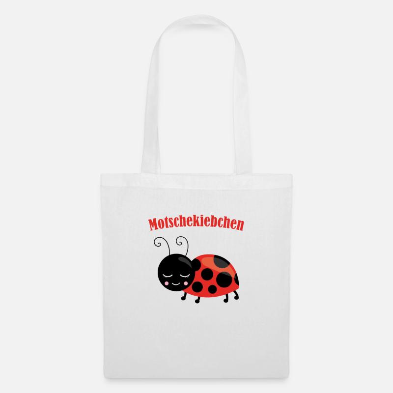 Modschegiebchen Motschekiebchen Geschenk 0811 - Stoffbeutel - Weiß