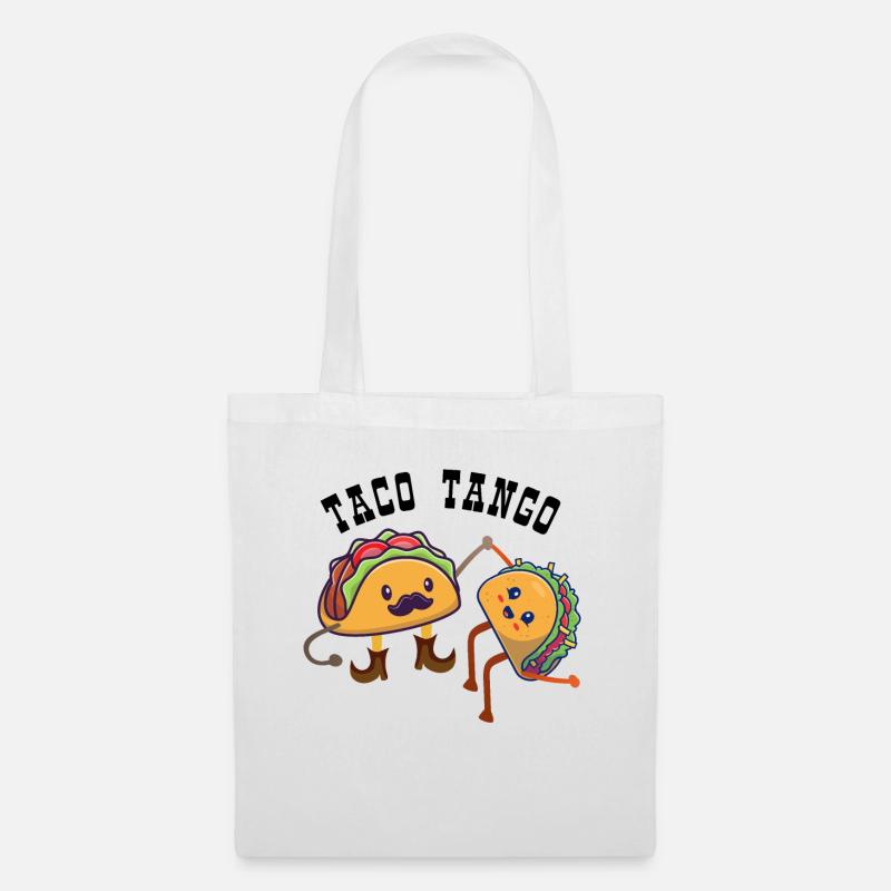TACO TANGO - Tote Bag - white