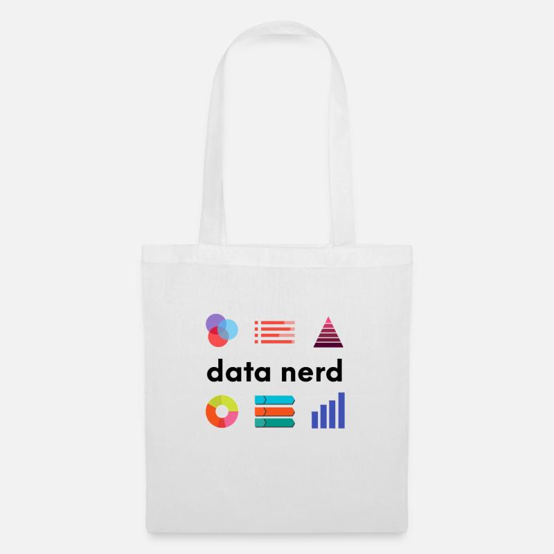 Data Nerd - Data Analyst Data Scientist - Data - Tote Bag - white