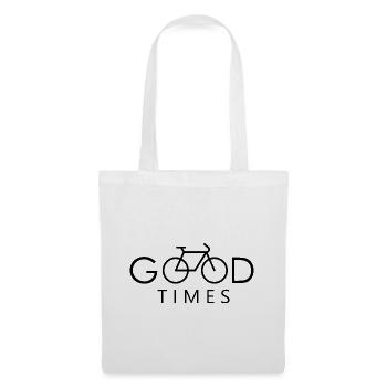 De bons moments avec Bicycle Bike ride Fahrrad - Sac en tissu - blanc - Devant