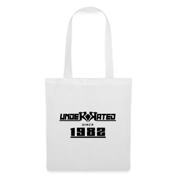 1982 birthday 40 years anniversary underrated - Tote Bag - white - Front