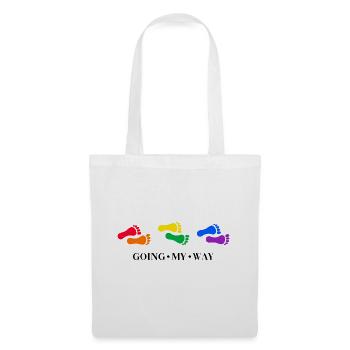LGBT regenbogen lgbtq - Stoffbeutel - Weiß - Vorne