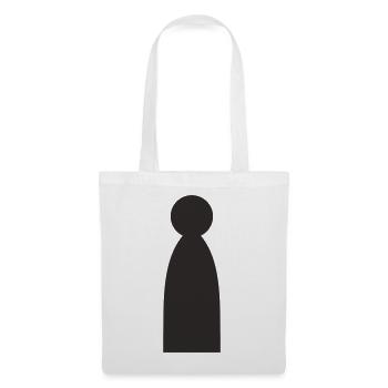 Minimalist Figure Woman - Silhouette - Tote Bag - white - Front
