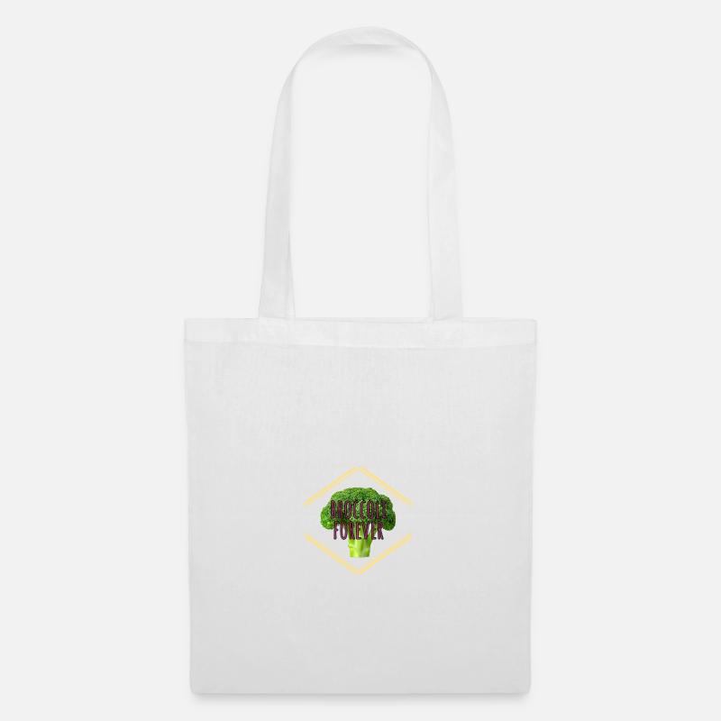 broccoli forever - Stoffbeutel - Weiß