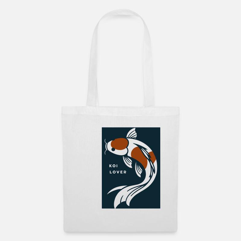 Koi Lover - Stoffbeutel - Weiß