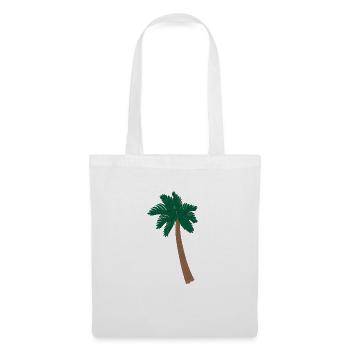 Illustration Palm - Sac en tissu - blanc - Devant