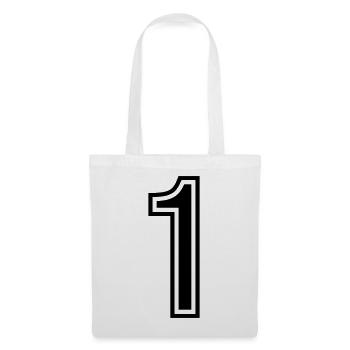 1 Number Symbol - Tote Bag - white - Front