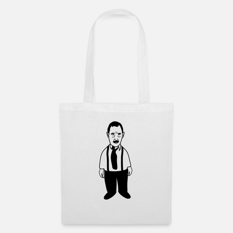alfred - Tote Bag - white