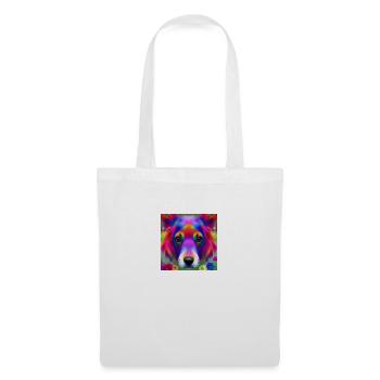 Colorful Dog 02 - Tote Bag - white - Front