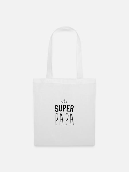 Super Papa - Stoffbeutel - Weiß