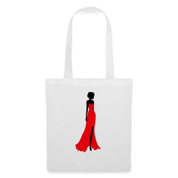 Mariée - Sac en tissu - blanc - Devant