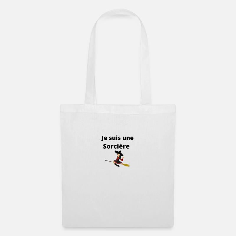 Je suis une sorcière - Sac en tissu - blanc