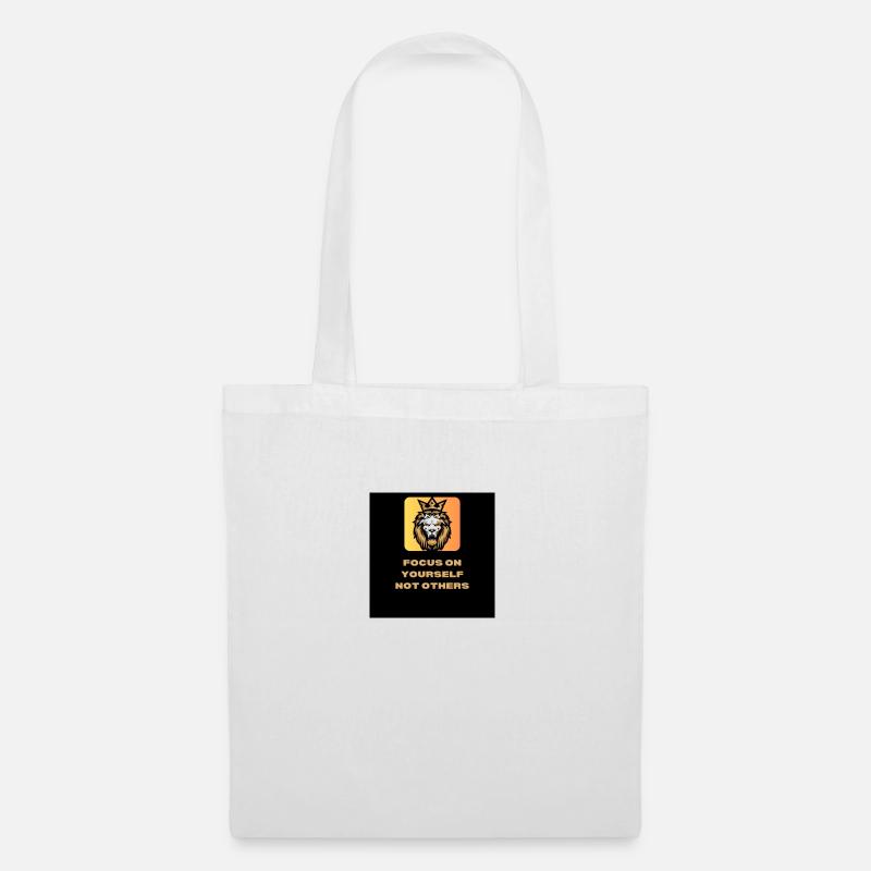 Concentrez-vous sur vous-même - Sac en tissu - blanc