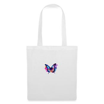 Butterfly, Colorful, Watercolor, Painting - Tote Bag - white - Front