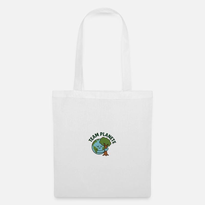 Earth Hug Tree - Tote Bag - white