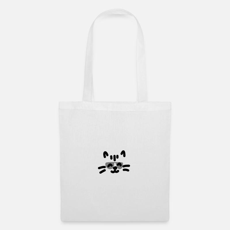 Cool Cat Katze - Tote Bag - white