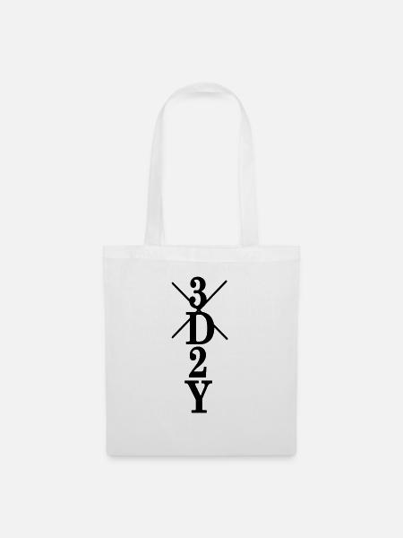 3D 2Y - Stoffbeutel - Weiß