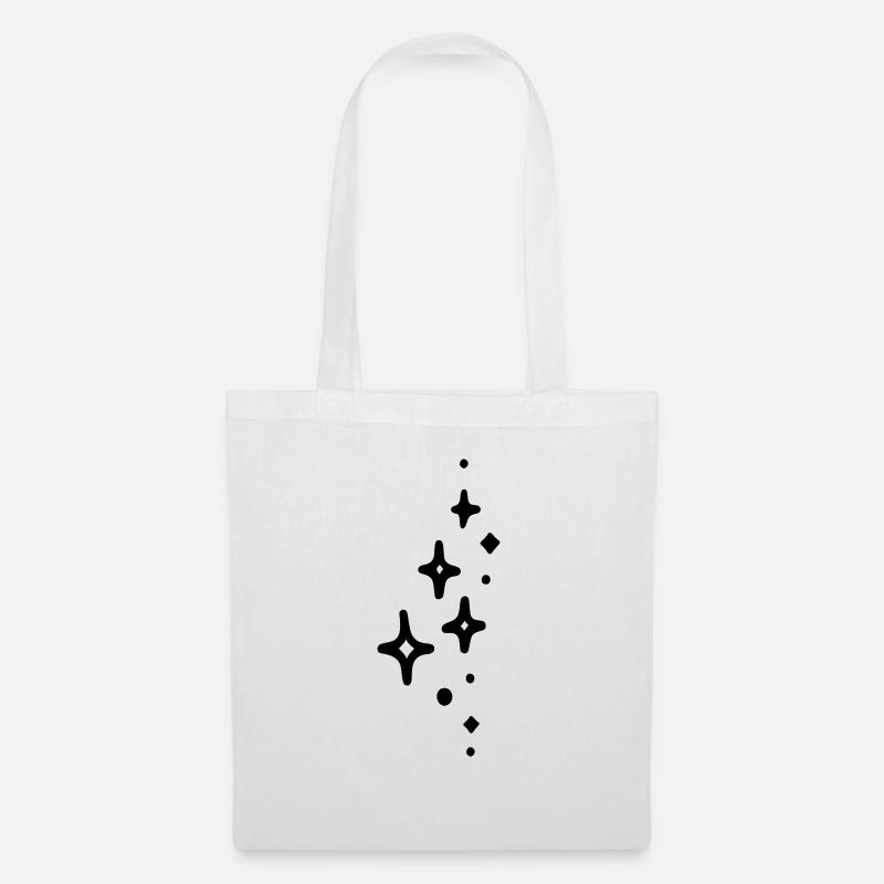 Glitter - Tote Bag - white