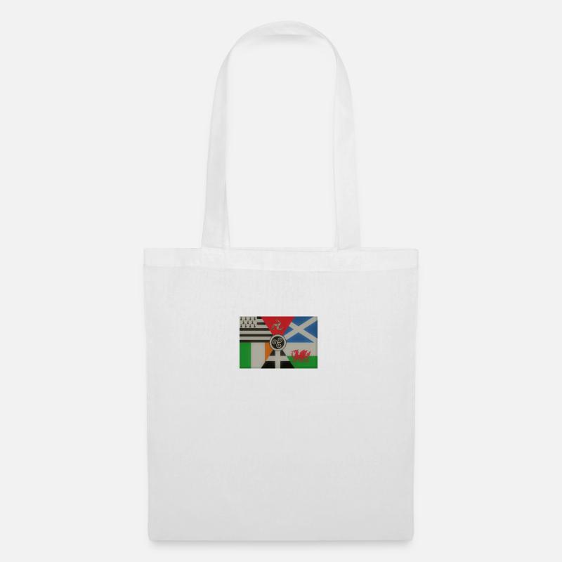 interceltic flag - Tote Bag - white