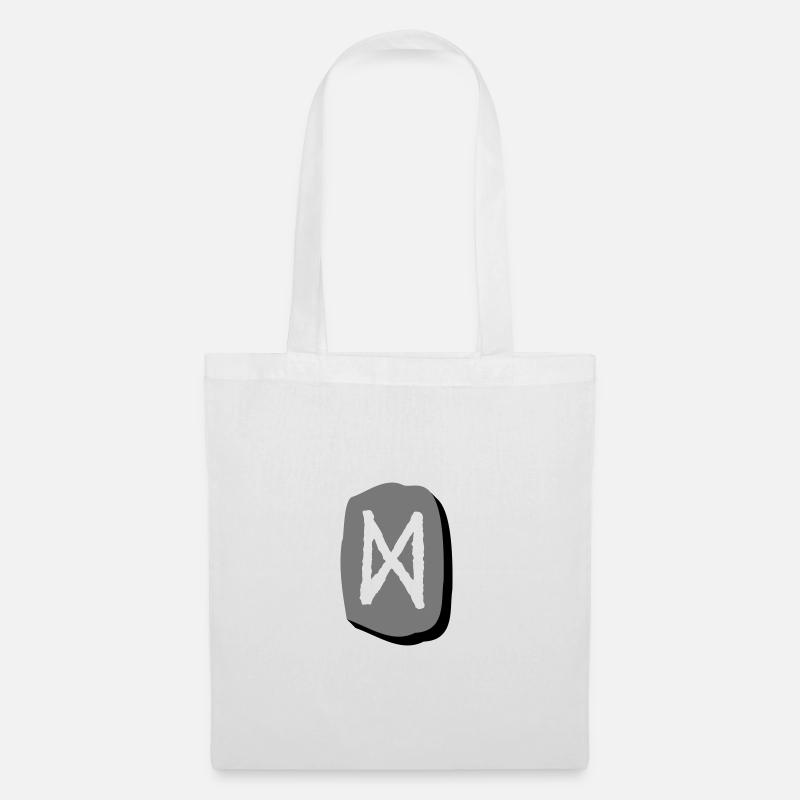 Dagaz Rune - Tote Bag - white