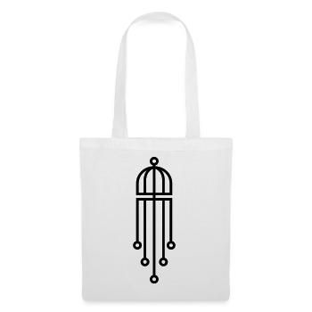 carillon - Sac en tissu - blanc - Devant
