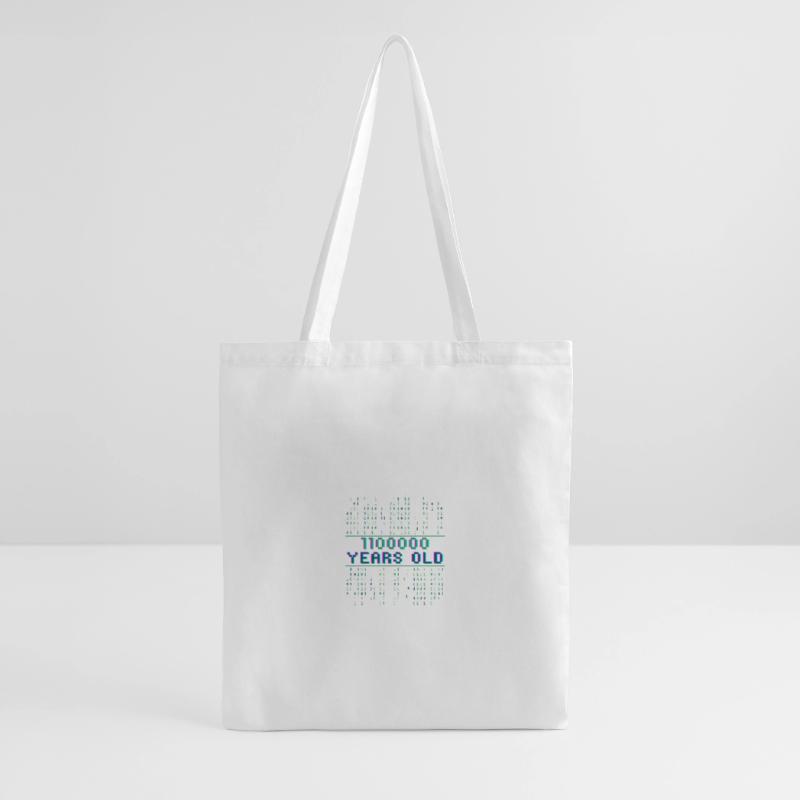 96th Birthday 96 years old Binary Code Computer Science Tote Bag
