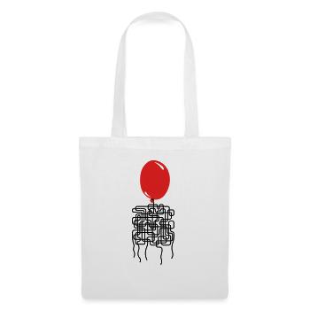 Balloonyrinth Balloon Thread Labyrinth - Tote Bag - white - Front