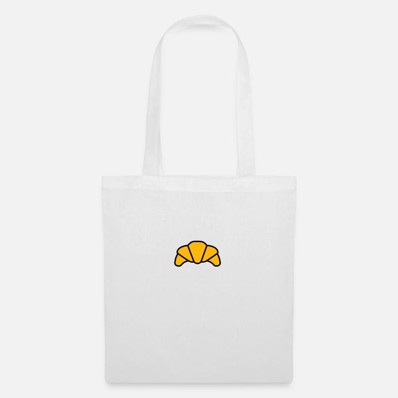 Croissant - Stoffbeutel - Weiß