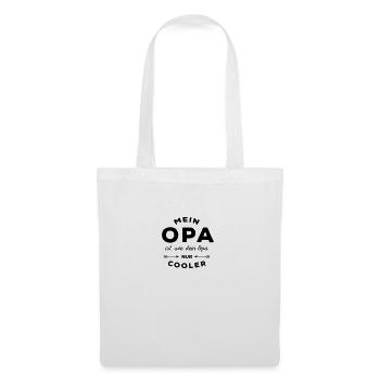 Mein Opa - Stoffbeutel - Weiß - Vorne