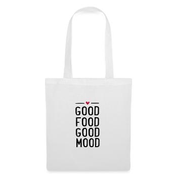 bonne nourriture - Sac en tissu - blanc - Devant