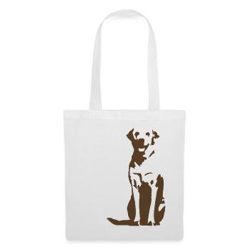 Labrador Retriever braun - Stoffbeutel - Weiß - Vorne