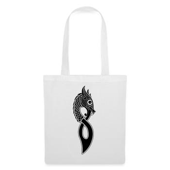 Jormungand the monstrous sea serpent or dragon - Tote Bag - white - Front