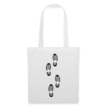 Footprints - Tote Bag - white - Front