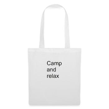 camp an relay camping camper motorhome motorhome camping - Tote Bag - white - Front