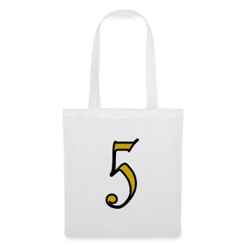 5. 5 YEARS. 5th ANNIVERSARY. 5 YEAR ANNIVERSARY - Tote Bag - white - Front
