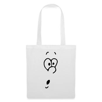 Emoji surprises sketch black - Tote Bag - white - Front