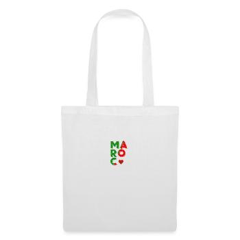maroc - Sac en tissu - blanc - Devant