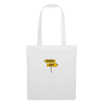DROITE GAUCHE - Sac en tissu - blanc - Devant