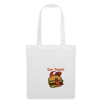 Burger tasty meat beef gift eat - Tote Bag - white - Front