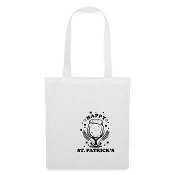 Happy Saint Patricks Day Ireland green colors - Tote Bag - white - Front