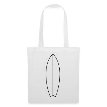 Surfboard - Tote Bag - white - Front