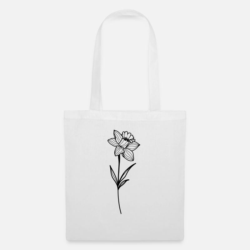 Daffodil - Tote Bag - white